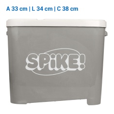 Porta Ração Spike Cinza 15kg