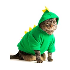 Fantasia de Dinossauro Cansei de Ser Gato Verde