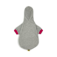 Moletom Cansei de Ser Gato Cinza e Rosa