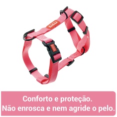 Peitoral Spike Pink para Cães