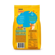 Ração Friskies para Gatos Filhotes Sabor Frango, Leite e Cenoura