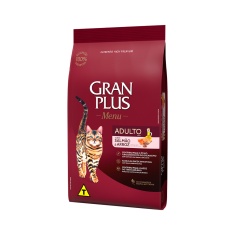 Ração GranPlus para Gatos Adultos Sabor Salmão e Arroz