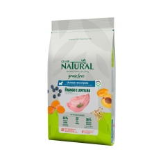 Ração Guabi Natural Grain Free para Cães Adultos de Porte Mini e Pequeno Sabor Frango e Lentilha