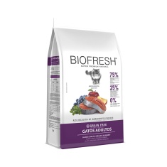 Ração Biofresh para Gatos Adultos Sabor Salmão, Maçã, Orégano e Blueberry