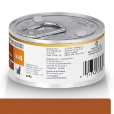 Ração Úmida Hill's Prescription Diet Lata k/d Cuidado Renal para Gatos Adultos 82g