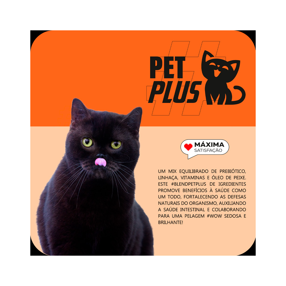 Ração Max para Gatos Adultos Castrados Sabor Salmão