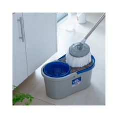 Mop Útil Giratório Cesto de Plástico - Cores Sortidas
