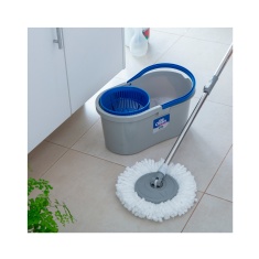 Mop Útil Giratório Cesto de Plástico - Cores Sortidas