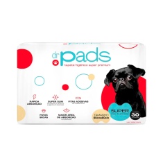 Tapete Higiênico Dr. Pads Slim 60 x 60 para Cães