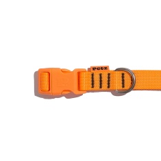Coleira Petz Flúor Orange para Cães