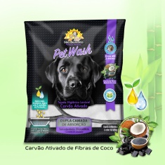 Tapete Higiênico Petwash Lavável Carvão Ativado Médio para Cães