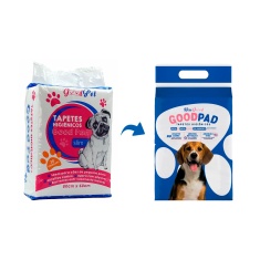 Tapete Higiênico Pet Like Good Pads Slim 80x60 para Cães 30 Unidades