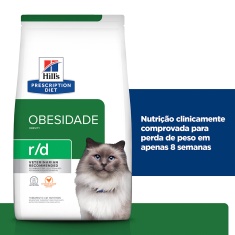 Ração Seca Hill's Prescription Diet r/d Obesidade para Gatos Adultos 1,81kg