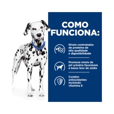 Ração Hill's Prescription Diet Lata u/d para Cães Adultos Cuidado Urinário 370 g