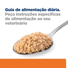 Ração Hill's Prescription Diet Lata u/d para Cães Adultos Cuidado Urinário 370 g