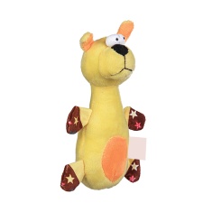 Brinquedo Napi Pelúcia Cachorro Amarelo para Cães