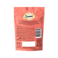 Petisco Dreamies Sabor Salmão Irresistível para Gatos Adultos