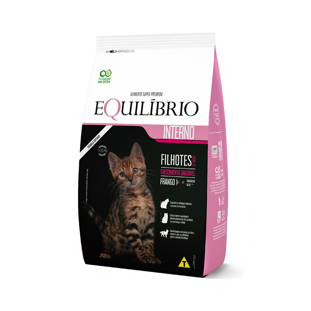 Ração Equilíbrio para Gatos Filhotes Sabor Frango