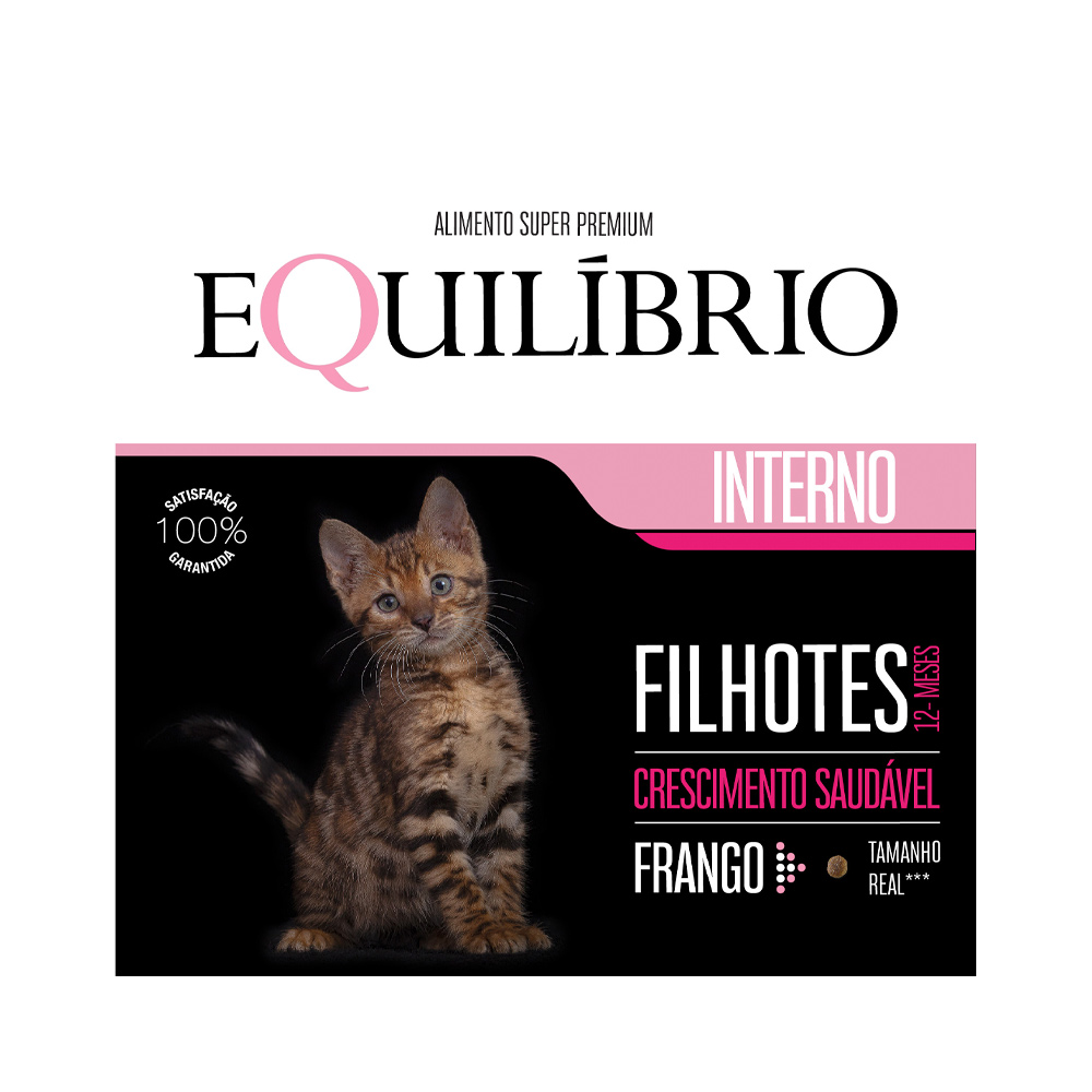Ração Equilíbrio para Gatos Filhotes Sabor Frango