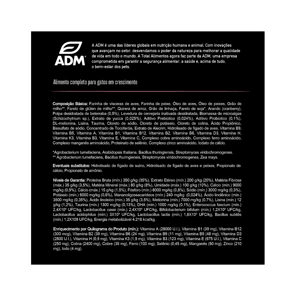 Ração Equilíbrio para Gatos Filhotes Sabor Frango