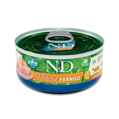Ração Úmida N&D Natural para Gatos Sabor Frango 70 g