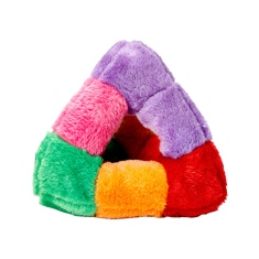 Brinquedo Chalesco Pelúcia Pirâmide para Cães