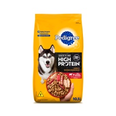 Ração Pedigree High Protein para Cães Adultos Sabor Carne e Frango