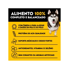 Ração Pedigree High Protein para Cães Adultos Sabor Carne e Frango