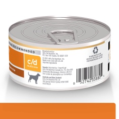 Ração Hill's Prescription Diet Lata c/d Multicare para Cães Adultos Cuidado Urinário 156 g