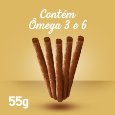 Snack Kadi Bifinho para Cães Filhotes Carne com Vitamina, Soro de Leite e Linhaça 55 g