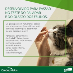 Antipulgas Credeli Elanco 48 mg para Gatos de 2,1 a 8,0kg