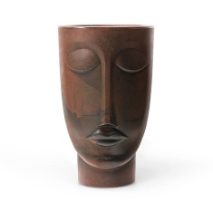 Vaso Faces Homem Nutriplan Cor Café Imperial