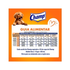 Ração Úmida Champ para Cães Filhotes Sabor Caseiro Frango 85 g