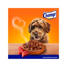 Ração Úmida Champ para Cães Adultos Sabor Caseiro Carne 85 g