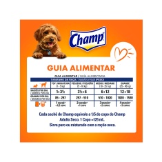 Ração Úmida Champ para Cães Adultos Sabor Caseiro Carne 85 g