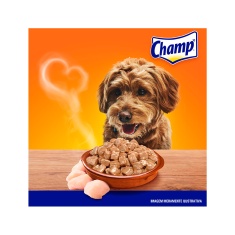 Ração Úmida Champ para Cães Adultos Sabor Caseiro Frango 85 g