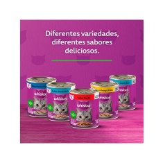 Ração Úmida Whiskas Lata para Gatos Adultos Sabor Peixe - 290g
