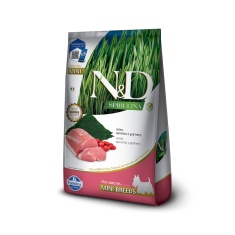 Ração Farmina N&D Spirulina para Cães Adultos de Porte Mini Sabor Suíno, Spirulina e Goji Berry