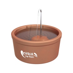 Fonte Amicus Cerâmica Aqua Clay Basic para Cães e Gatos