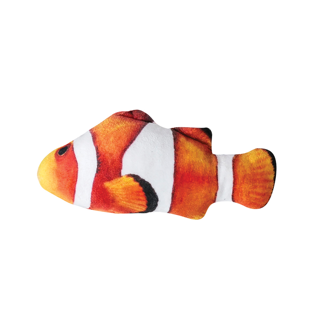 Brinquedo Jambo Peixe Palhaço com Catnip para Gatos