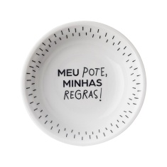 Comedouro Cansei de Ser Gato Meu Pote Minhas Regras
