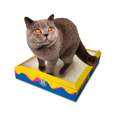 Banheiro Descartável CatMyPet Gatotô com Areia para Gatos 300g