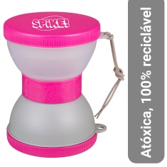 Lancheira Spike Rosa para Cães