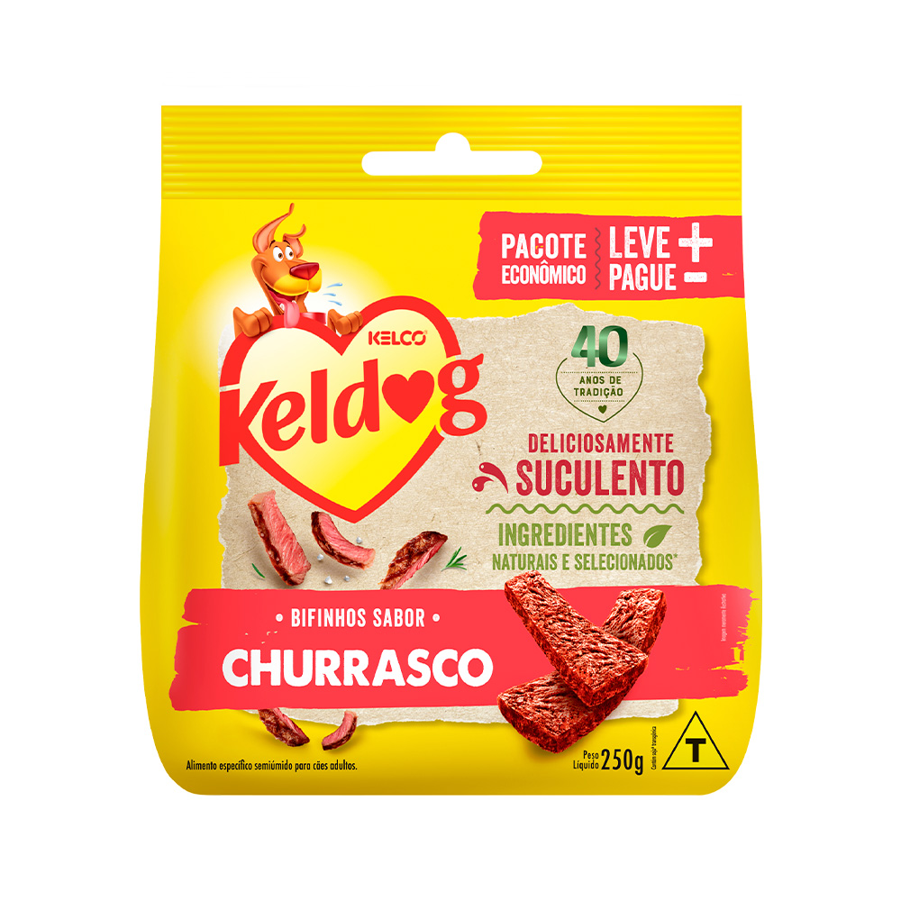 Bifinho Keldog Churrasco para Cães