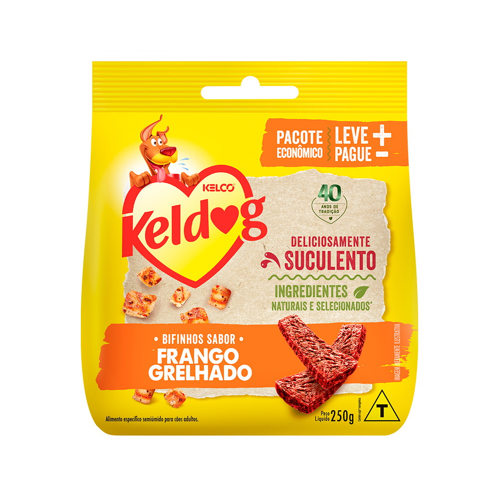 Bifinho Keldog Frango Grelhado para Cães