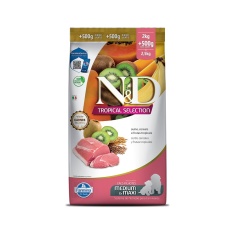Ração Farmina N&D Tropical Selection para Cães Filhotes de Porte Médio e Grande Sabor Suíno, Cereais e Frutas Tropicais