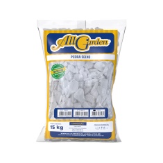Pedras para Decoração All Garden Seixos para Jardim 15 kg