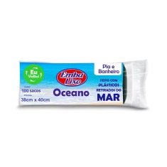 Saco de Lixo Embalixo Oceano Preto