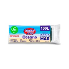 Saco de Lixo Embalixo Oceano Preto