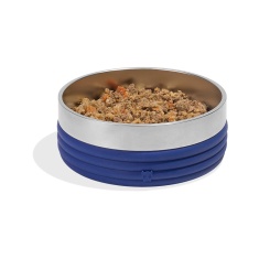 Comedouro Zee.Dog Tuff Médio Rings Blue para Cães